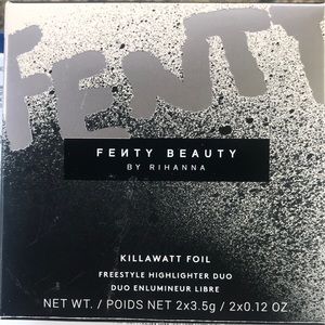 RIHANNA FENTY BEAUTY HIGHLIGHTER KILLAWATT FOIL, freestyle highlighter DUO